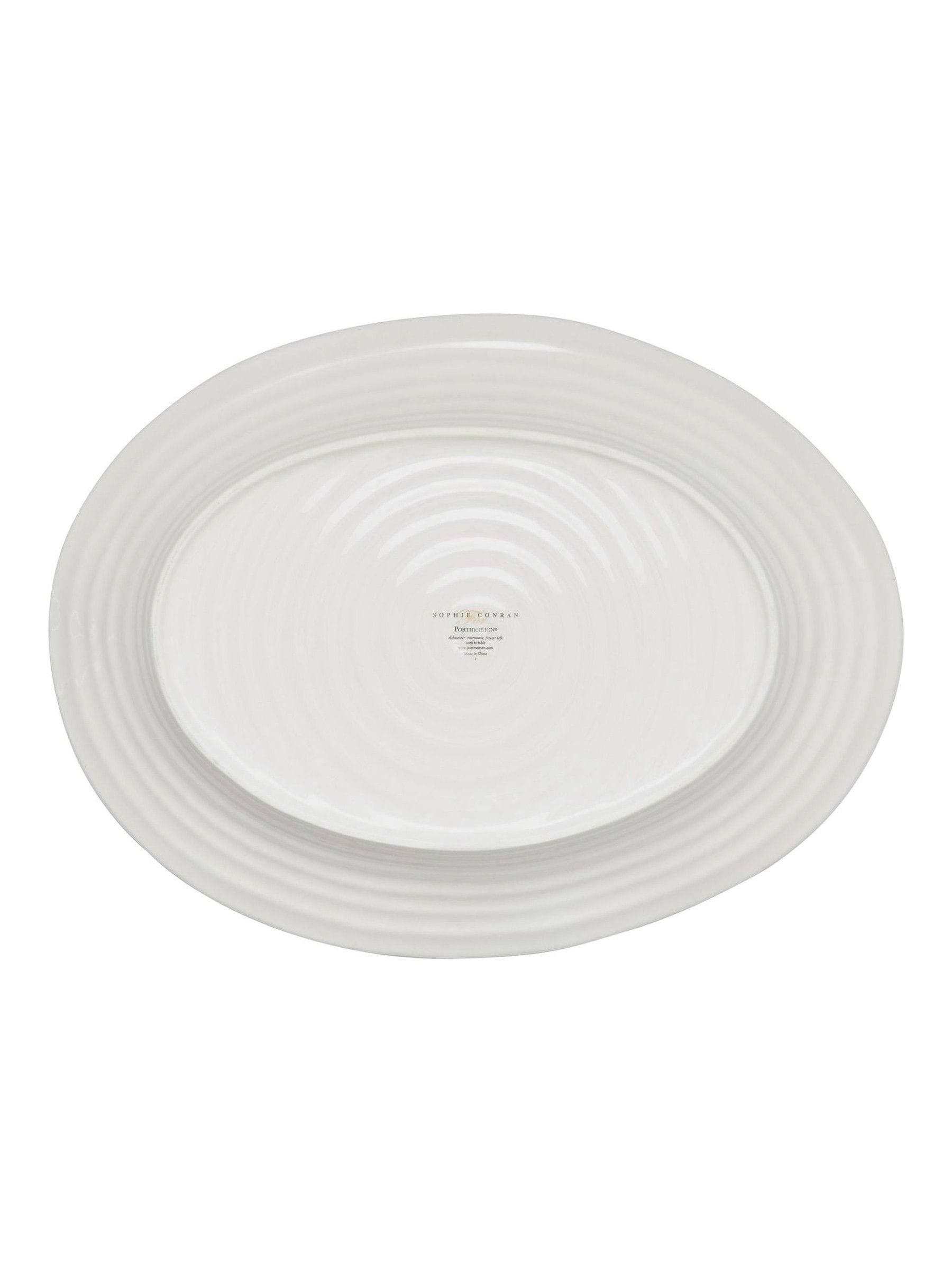 Sophie Conran white porcelain large oval plate - British product