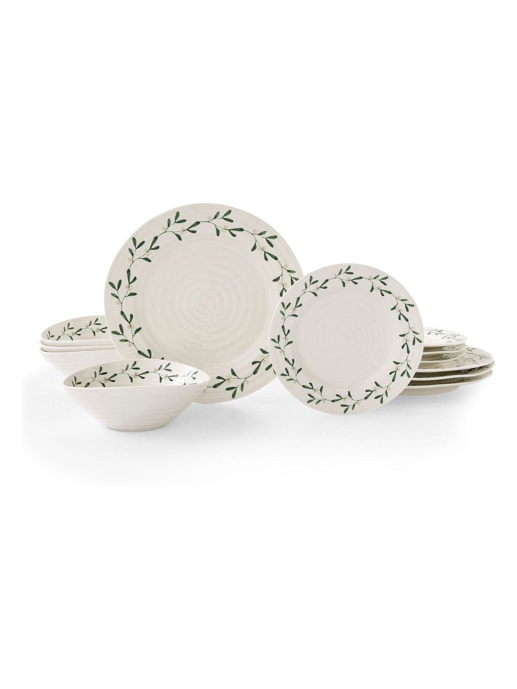Sophie Conran white Mistletoe dinner set 12 piece (British brand)