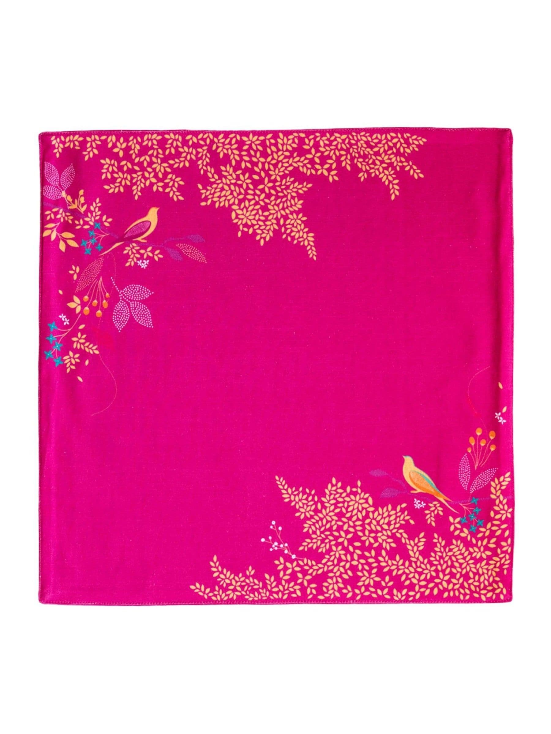 Sara Miller pink Chelsea birds napkins set of 4 - British product