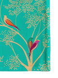 Sara Miller set of 4 green Chelsea Birds napkins (British brand)