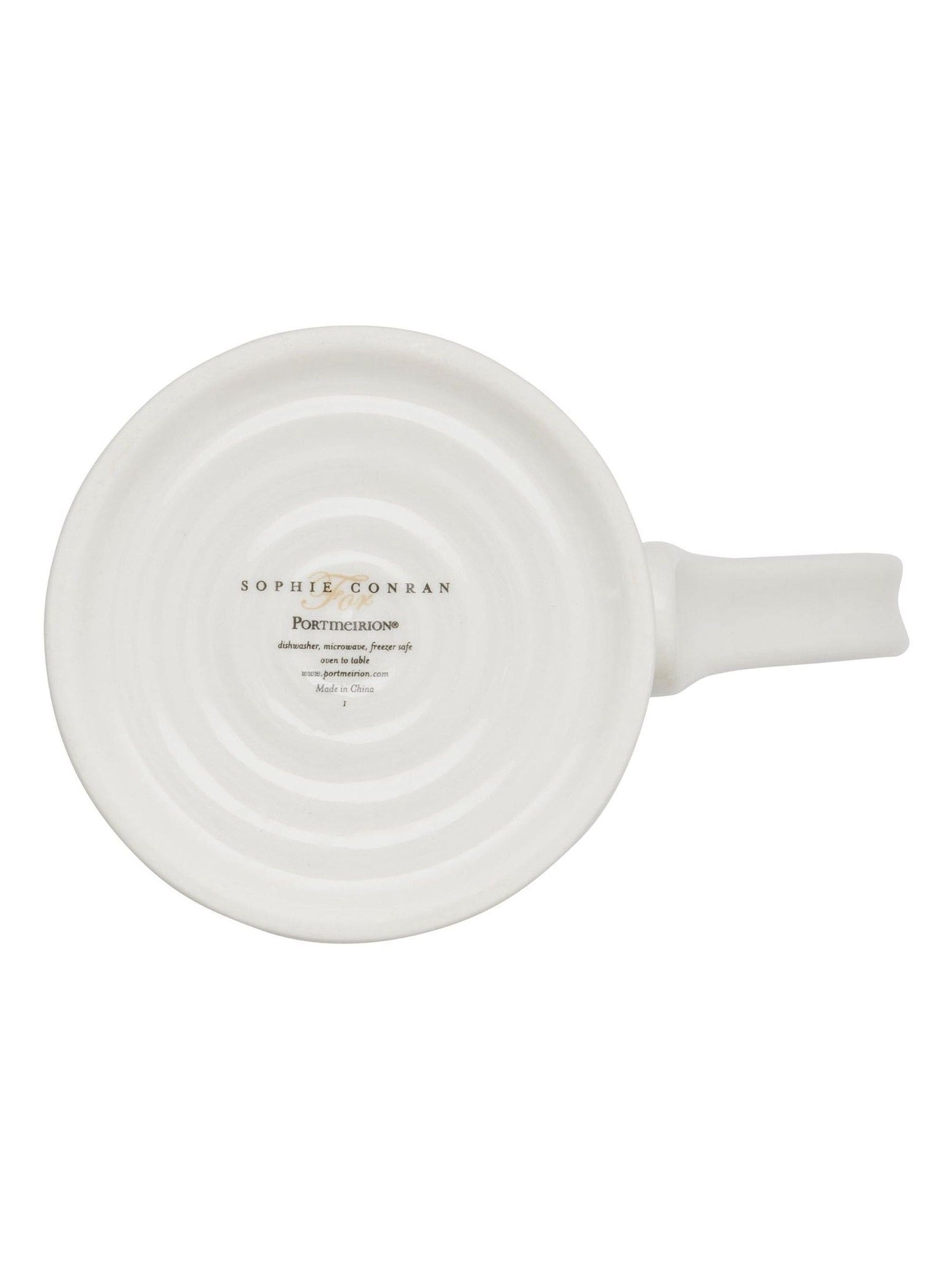 Sophie Conran tall white porcelain mugs set of 4, imported from the UK