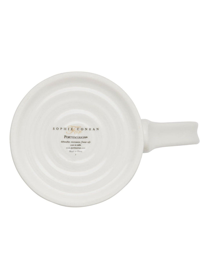 Sophie Conran tall white porcelain mugs set of 4, imported from the UK