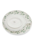 Sophie Conran Portmeirion white mistletoe sauce boat and stand (British brand)
