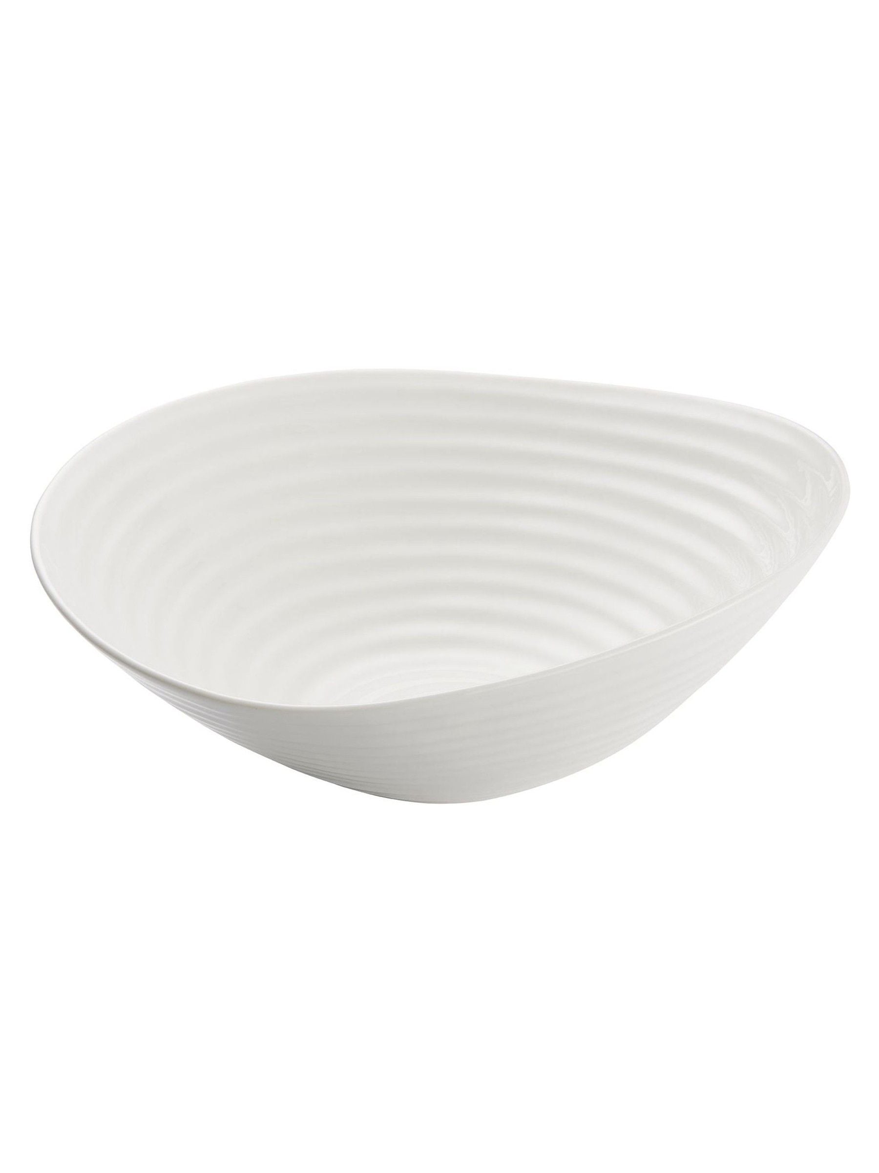 Sophie Conran white porcelain large salad bowl, imported from the UK