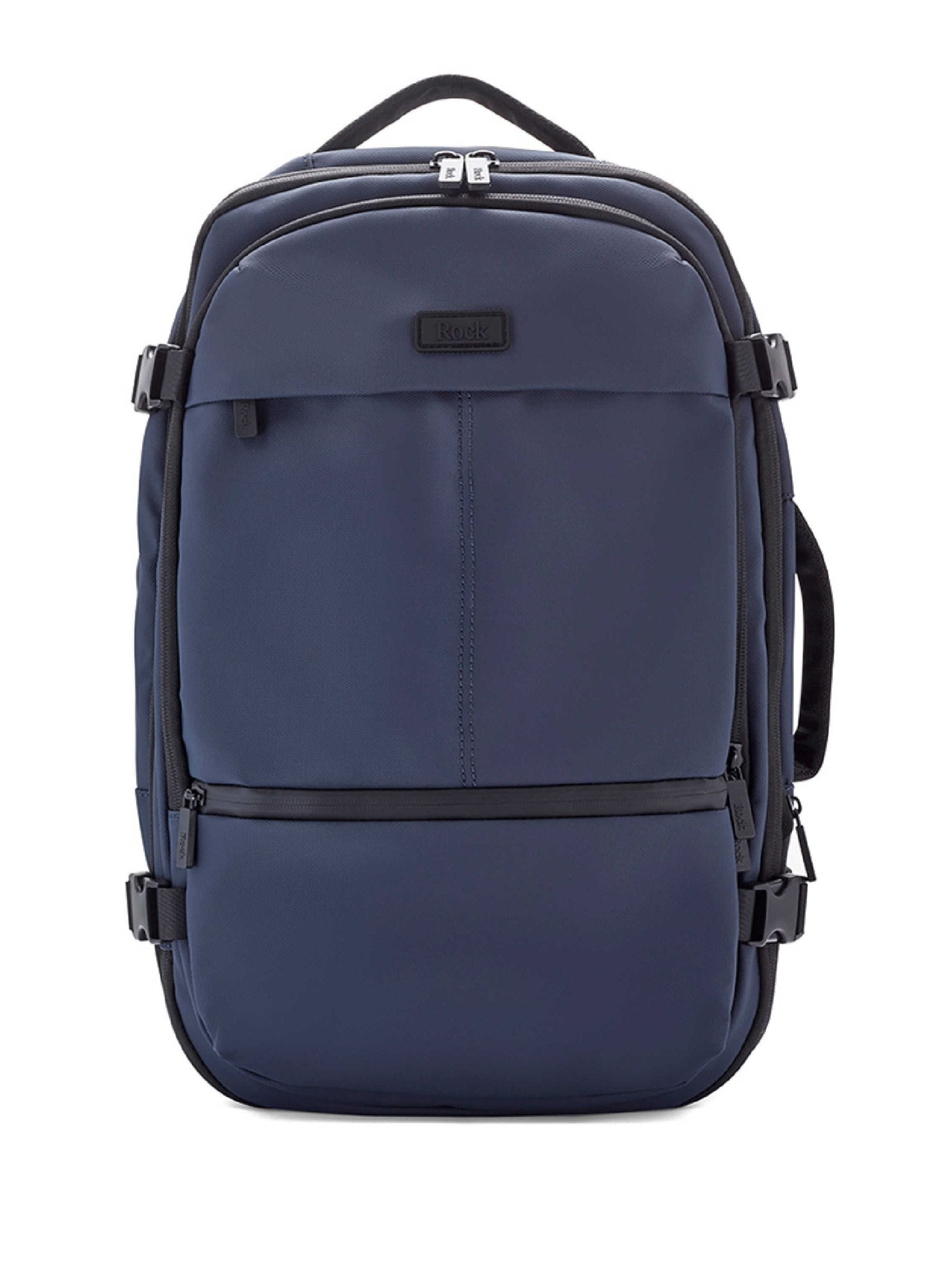 Rock Luggage Blue Belgravia Backpack (British brand)