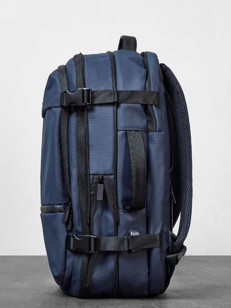 Rock Luggage Blue Belgravia Backpack (British brand)