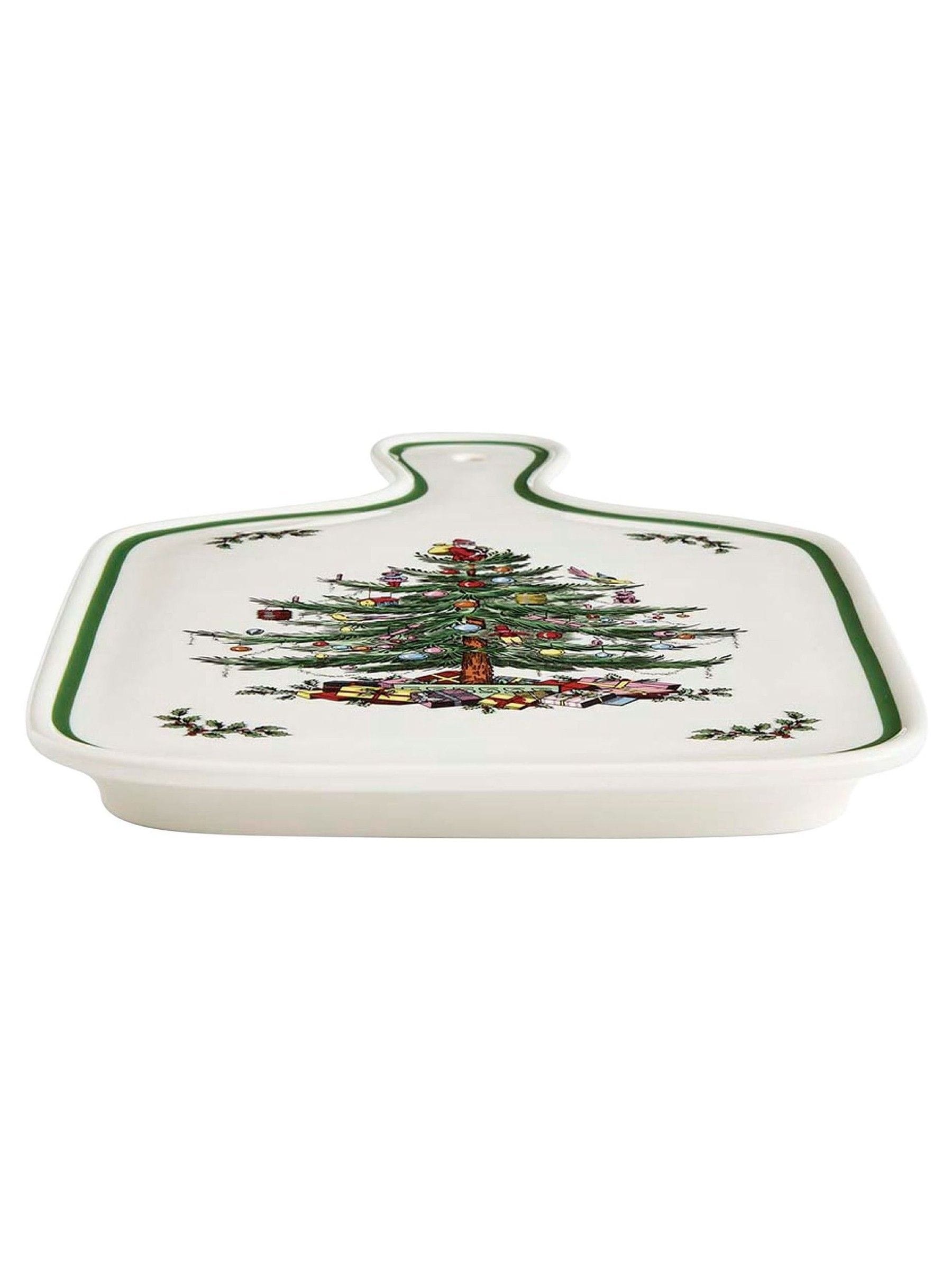 Spode Christmas Tree ceramic serving board 34cm - British product