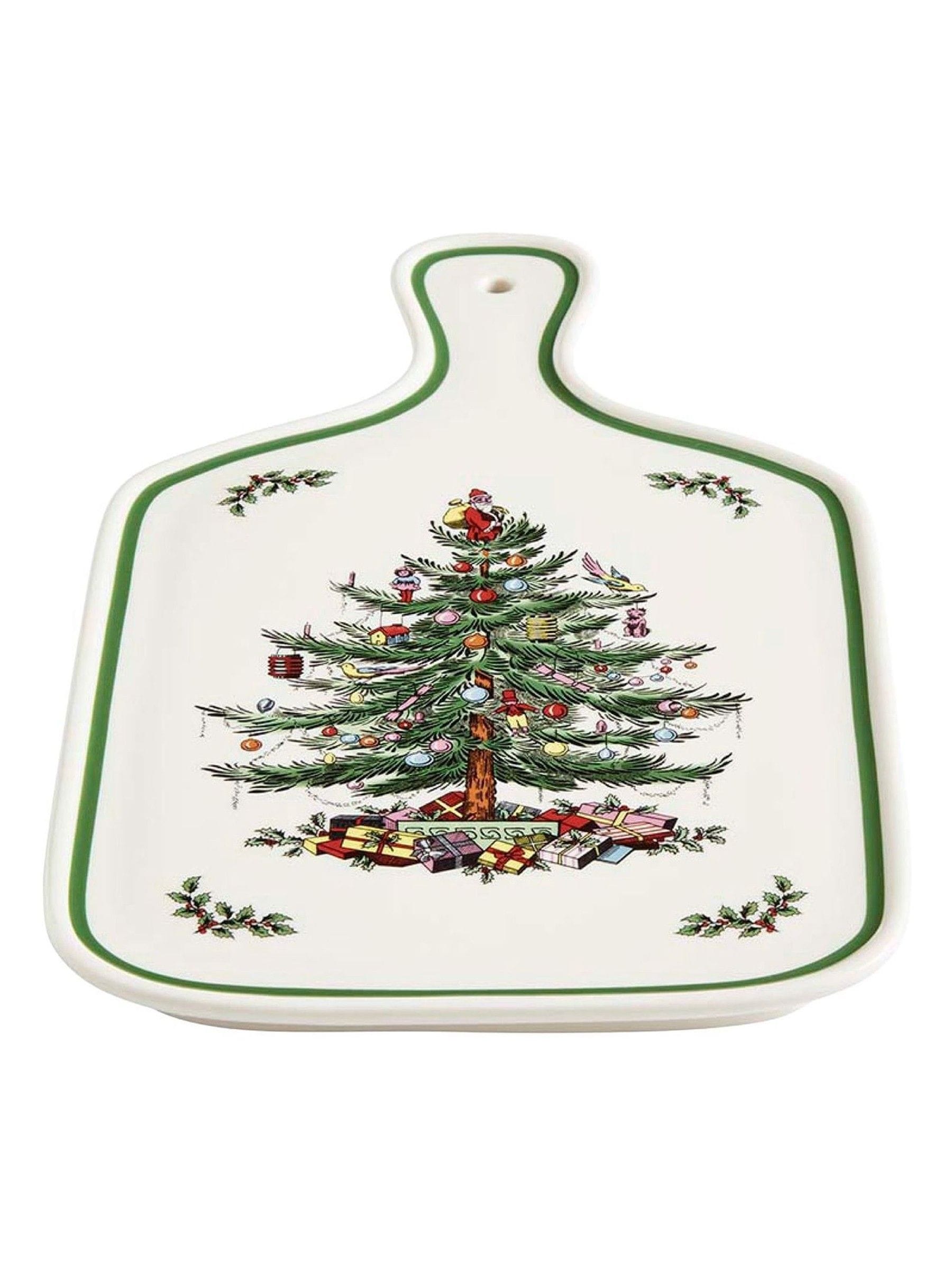 Spode Christmas Tree ceramic serving board 34cm - British product