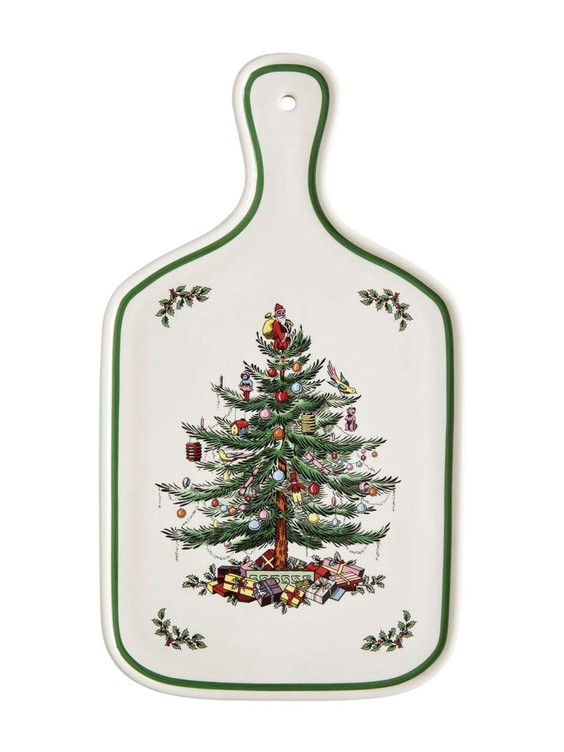 Spode Christmas Tree ceramic serving board 34cm - British product