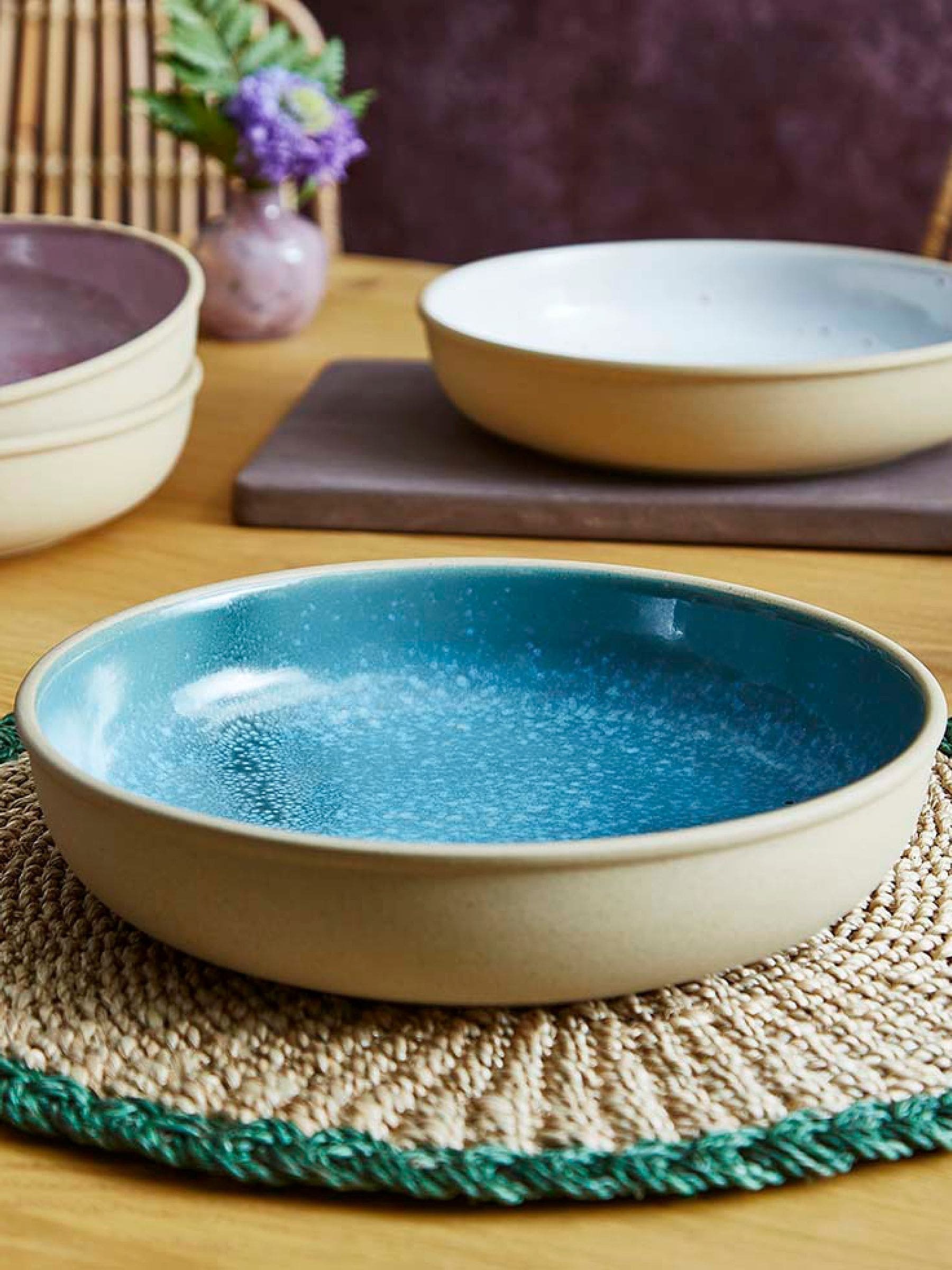 Portmeirion Jade Minerals low bowls set of 4, imported from the UK