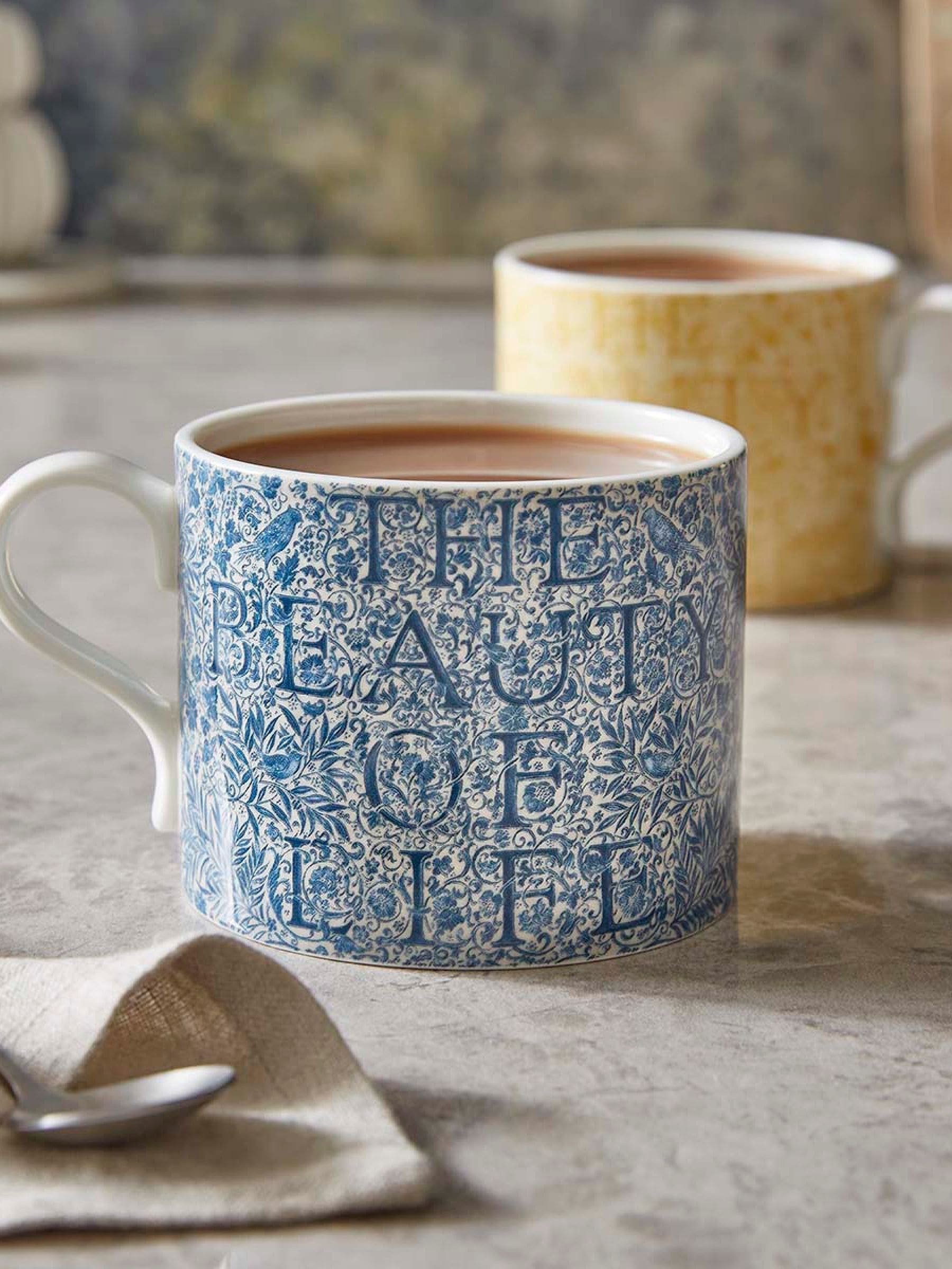 Spode Morris & Co mug set The Beauty of Life, imported from the UK