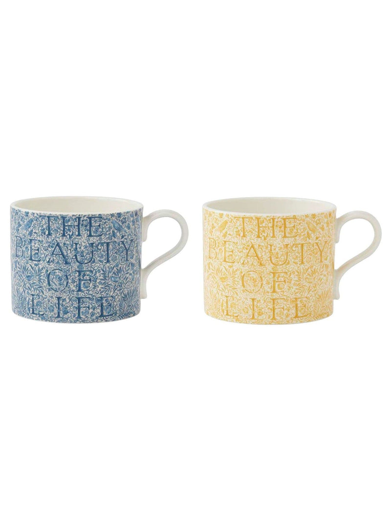 Spode Morris & Co mug set The Beauty of Life, imported from the UK
