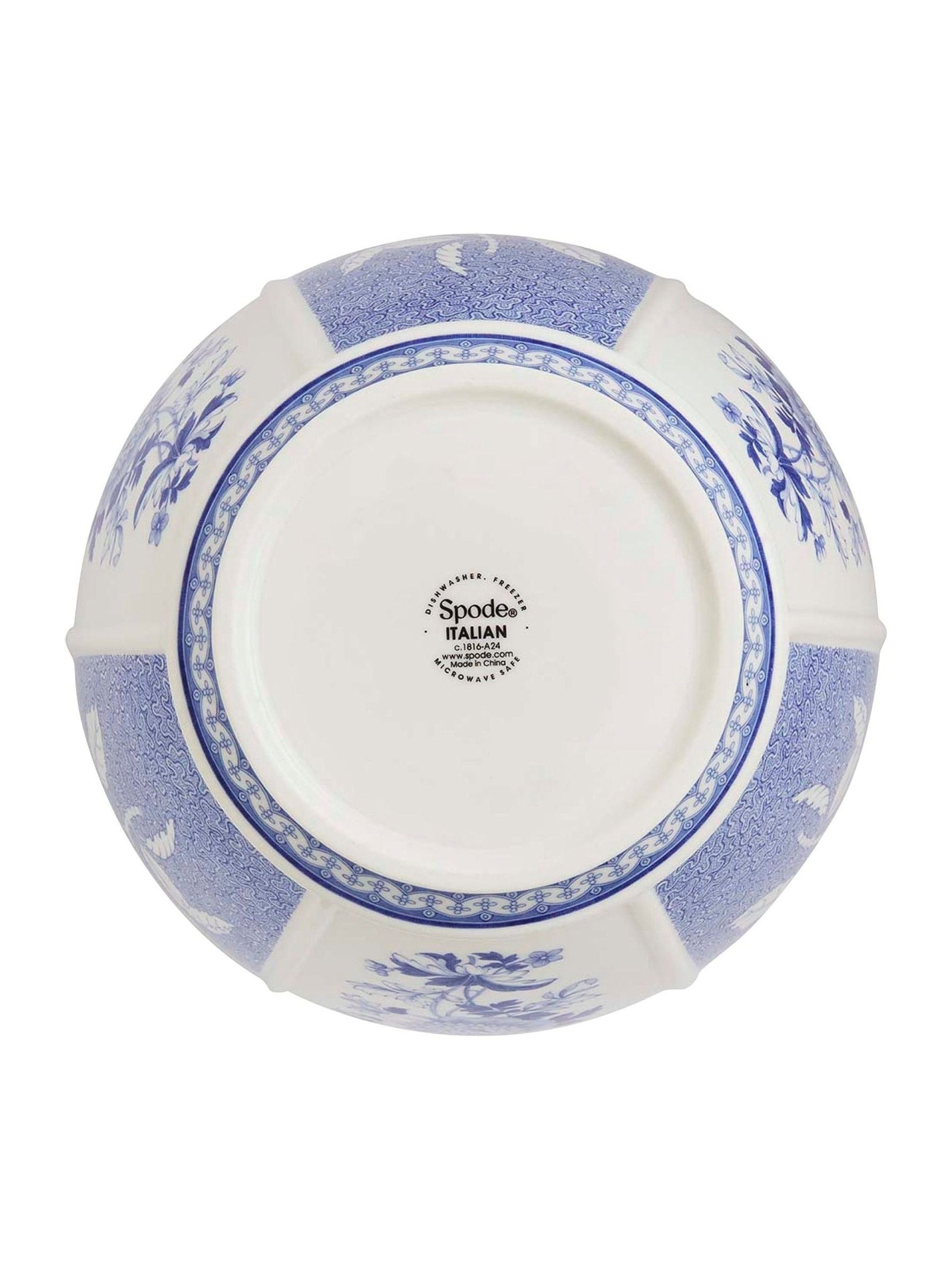 Spode Blue Italian British Flowers vase 25.5cm, UK version