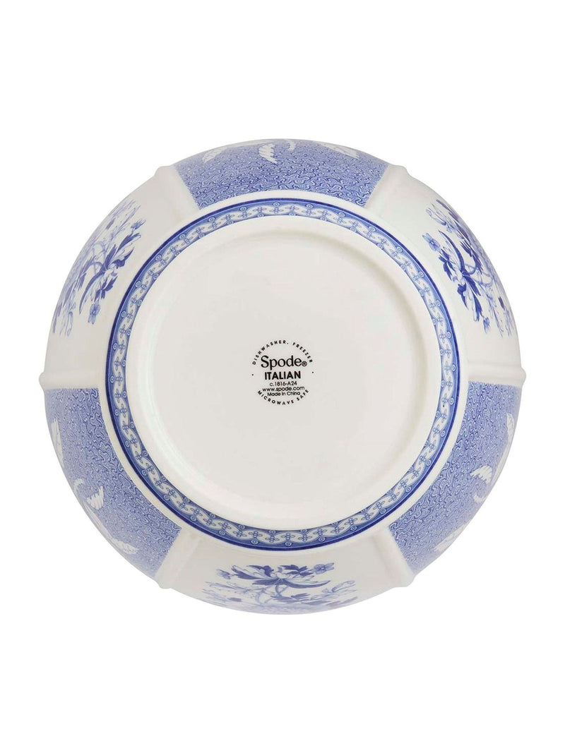 Spode Blue Italian British Flowers vase 25.5cm, UK version