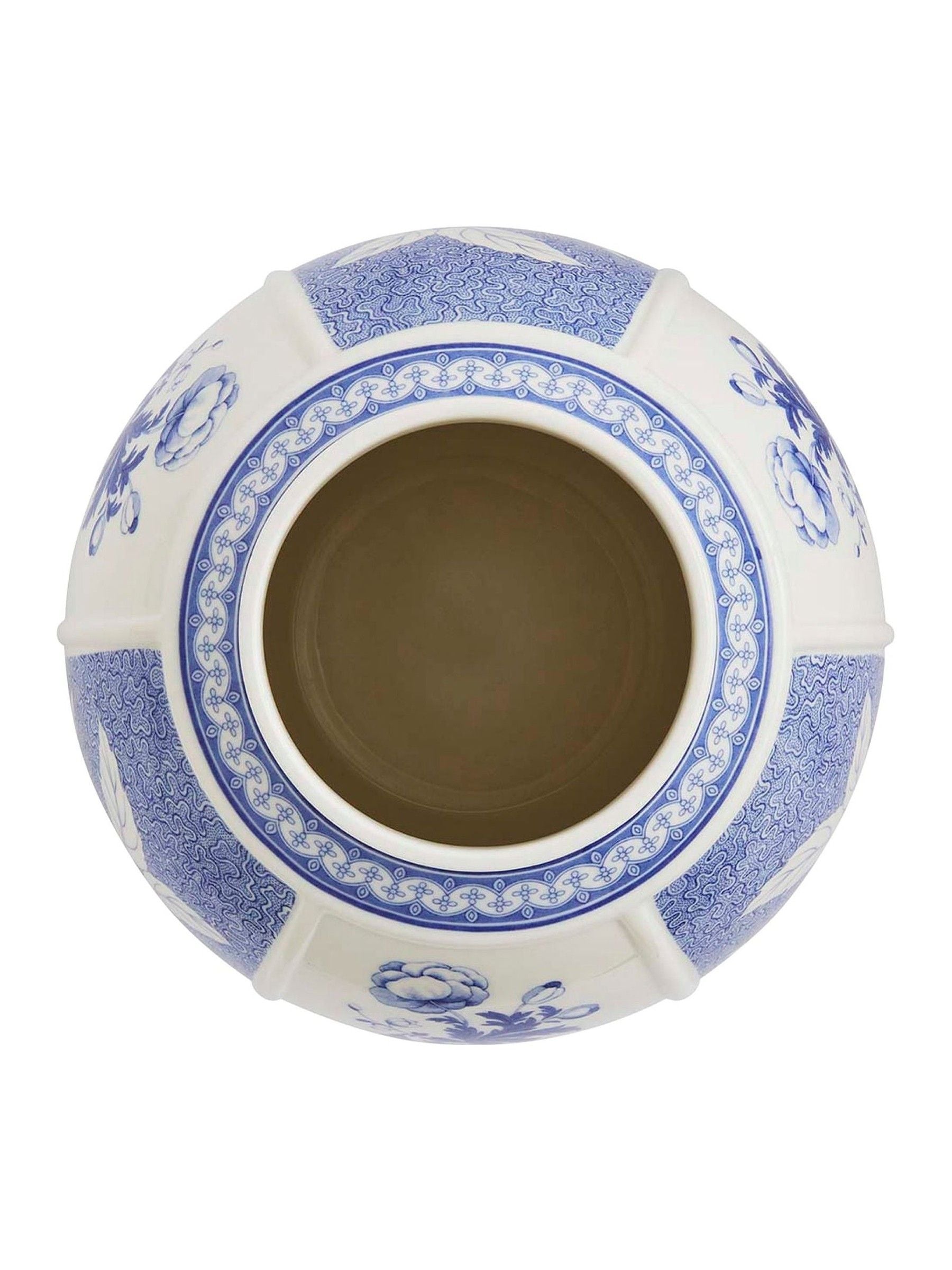 Spode Blue Italian British Flowers vase 25.5cm, UK version