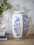 Spode Blue Italian British Flowers vase 25.5cm, UK version