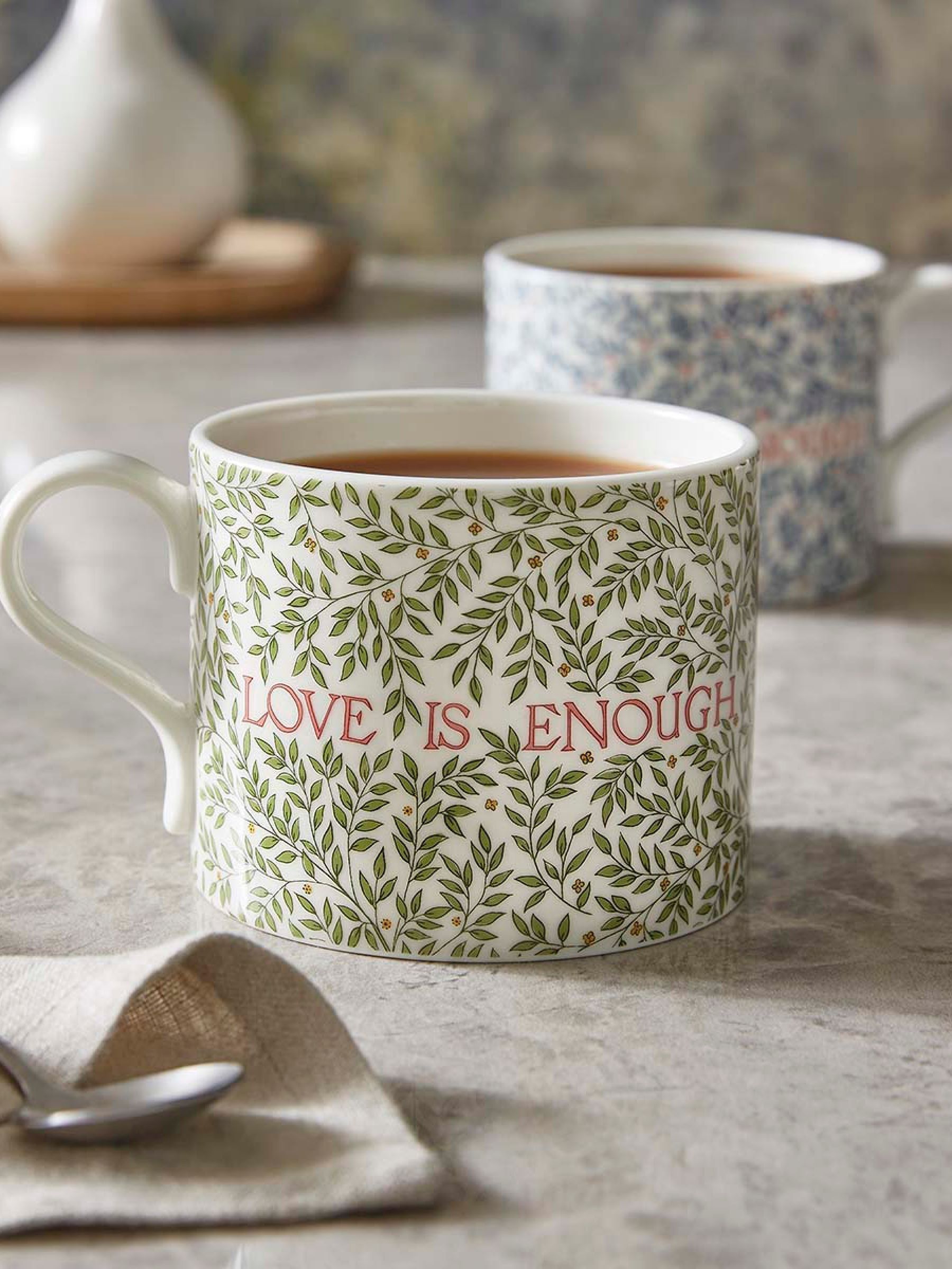Spode Love Is Enough mug set of two, UK version