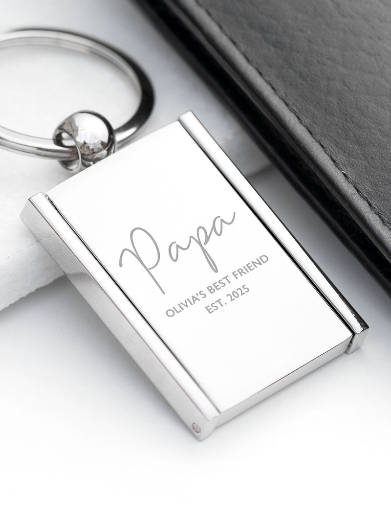Treat Republic personalised special person mini frame keyring (British brand)