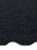 My Mat charcoal soft scalloped bathmat 50x80cm, UK version