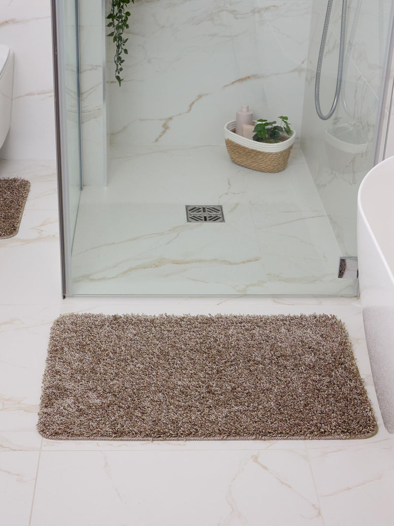My Rug Mocha Shaggy Bathmat