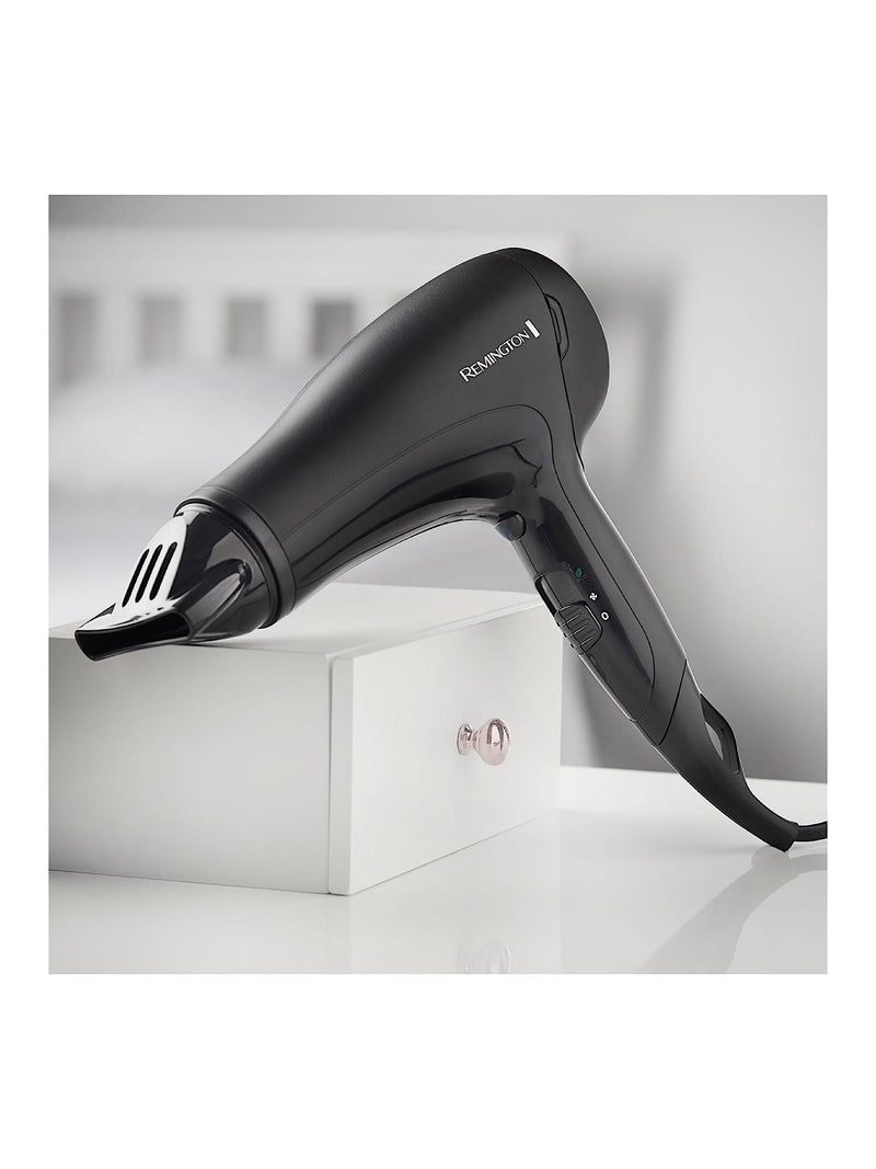 Remington Power Dry 2000 black hairdryer (British brand)