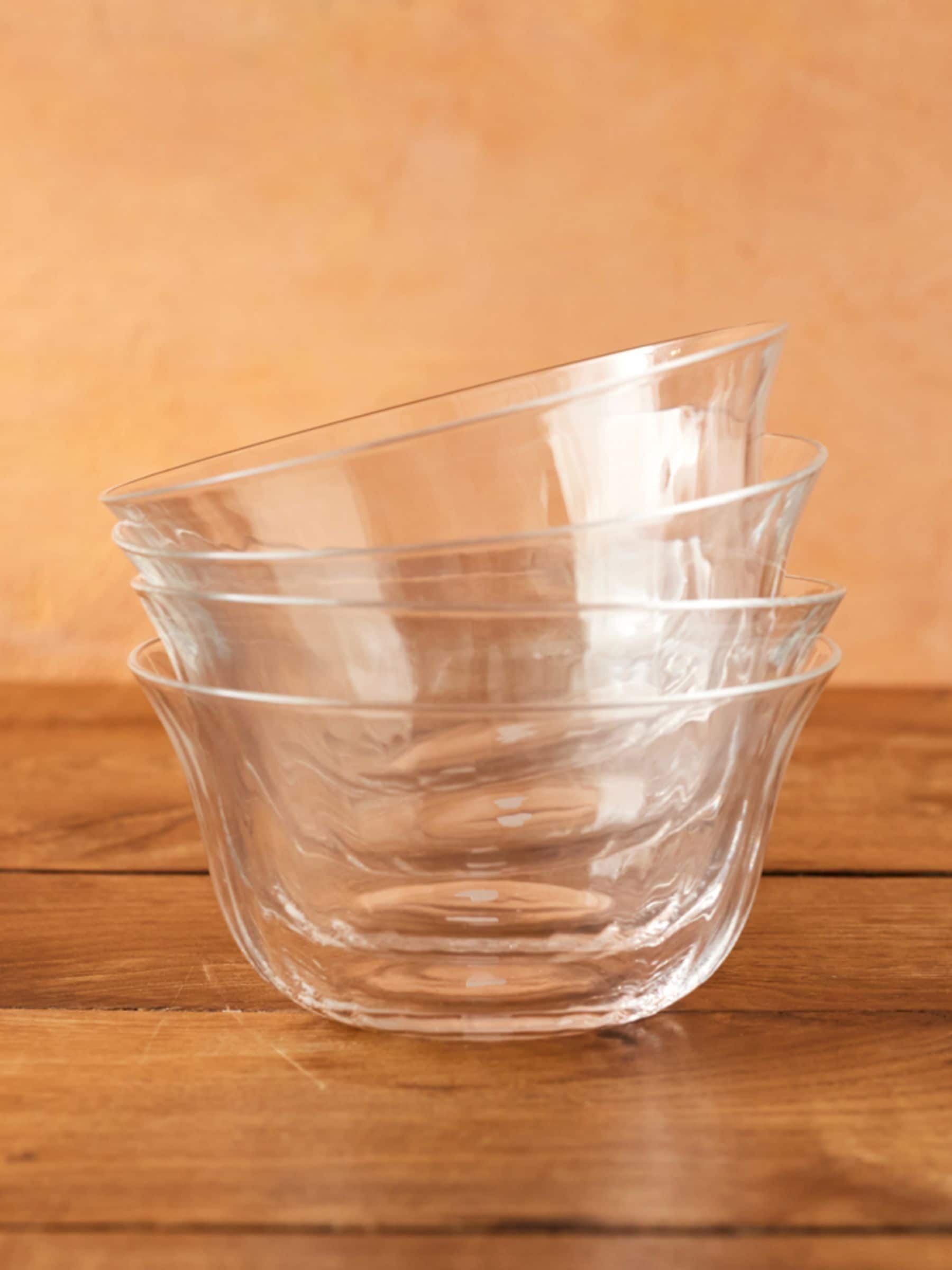 Jamie Oliver glass dessert bowls set of 4 - British product