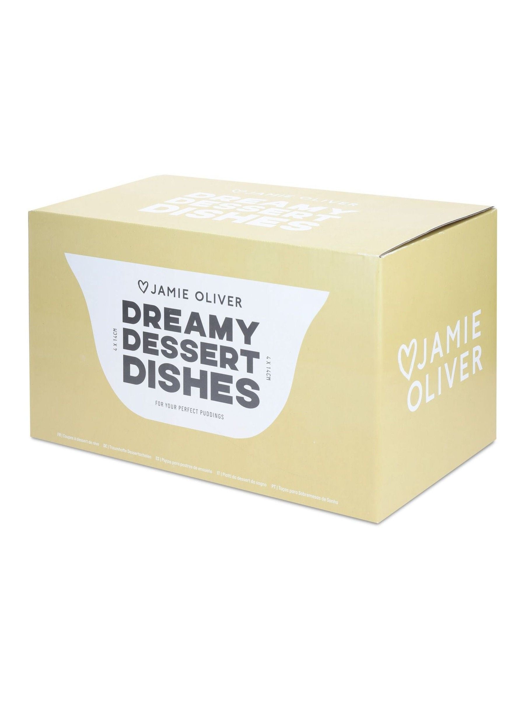 Jamie Oliver glass dessert bowls set of 4 - British product