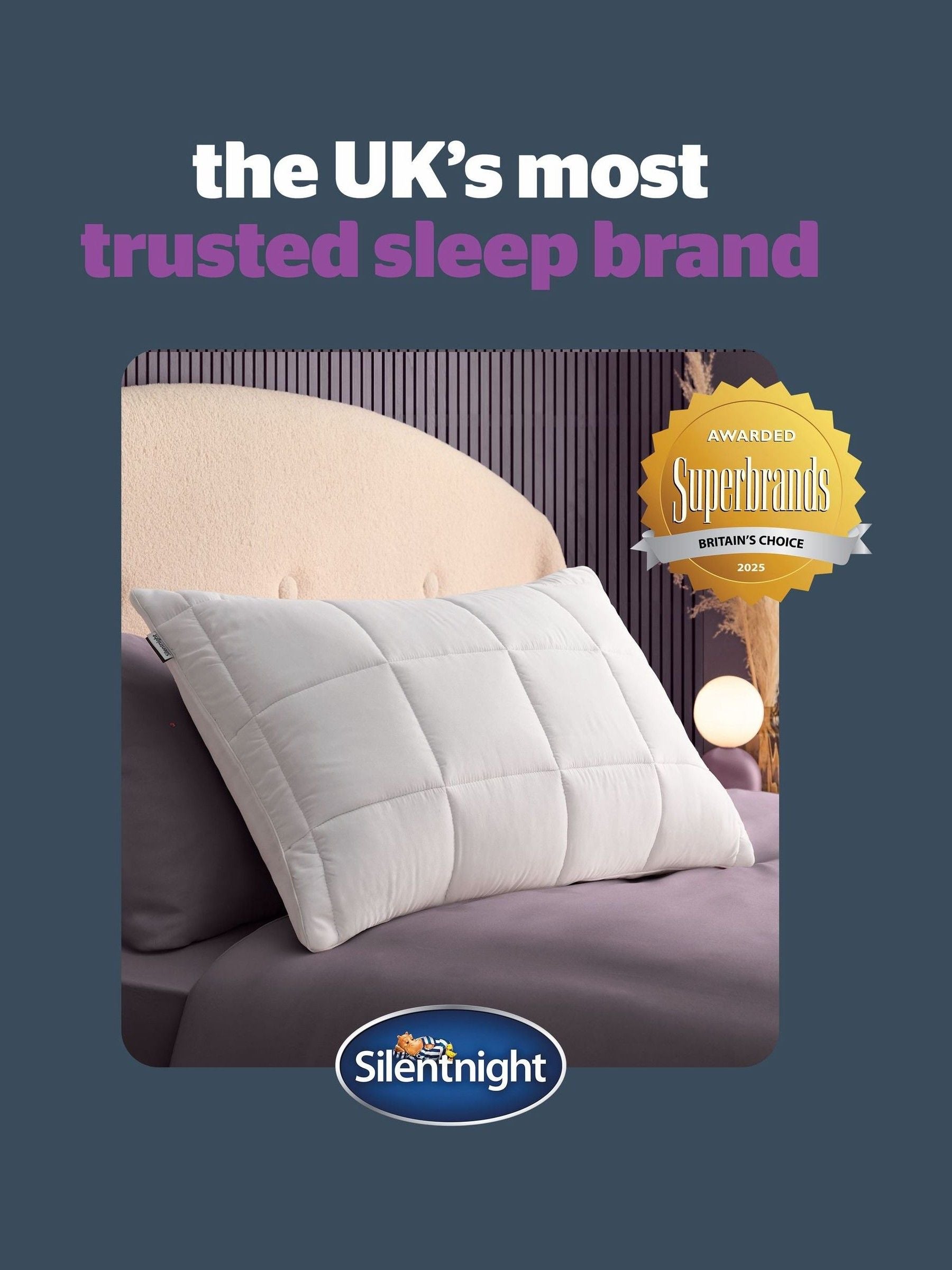 Silentnight Ultimate Deep Sleep Hypoallergenic Pillow - British product
