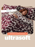 Silentnight leaf print coverless duvet set 10.5 tog - British product