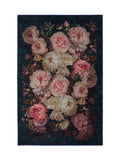 Hug Rug Navy Twilight Garden rug, UK version