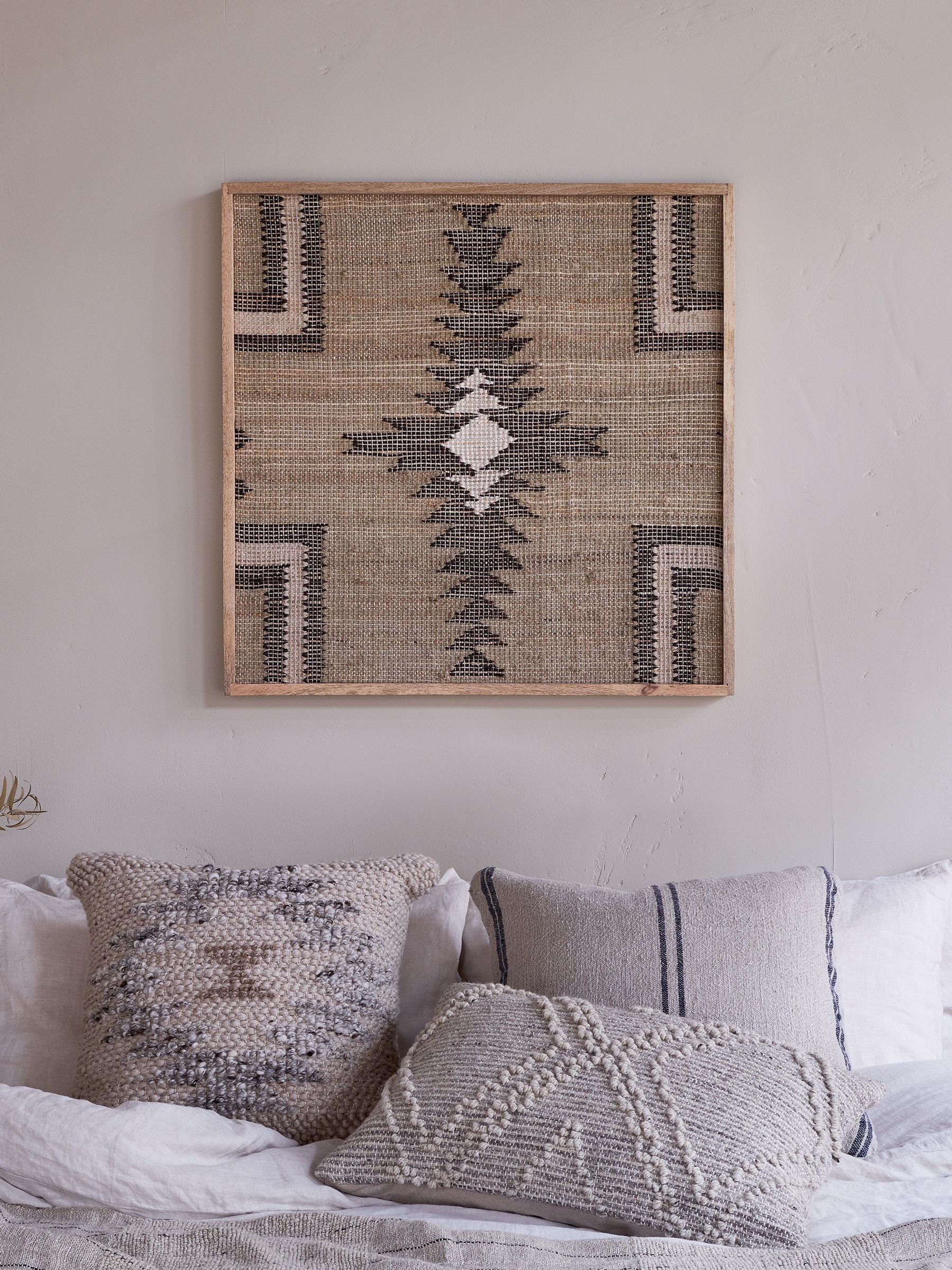 Nkuku Katong textured wall art 75cm (British brand)