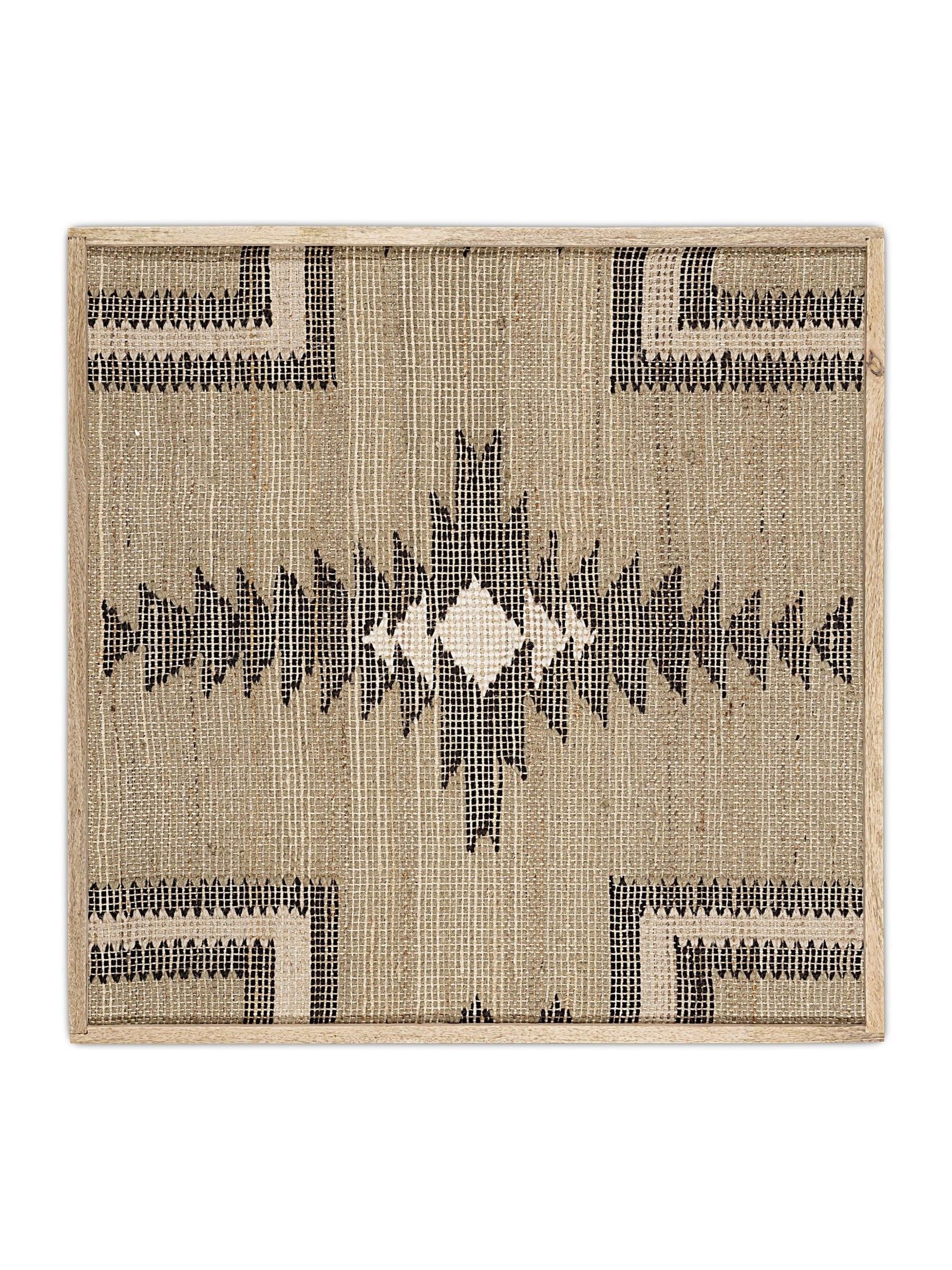 Nkuku Katong textured wall art 75cm (British brand)