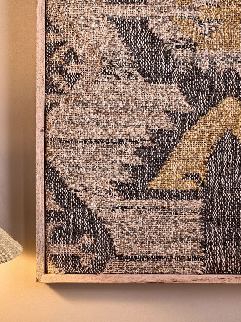 Nkuku Pemali handwoven wall art 75cm, UK version