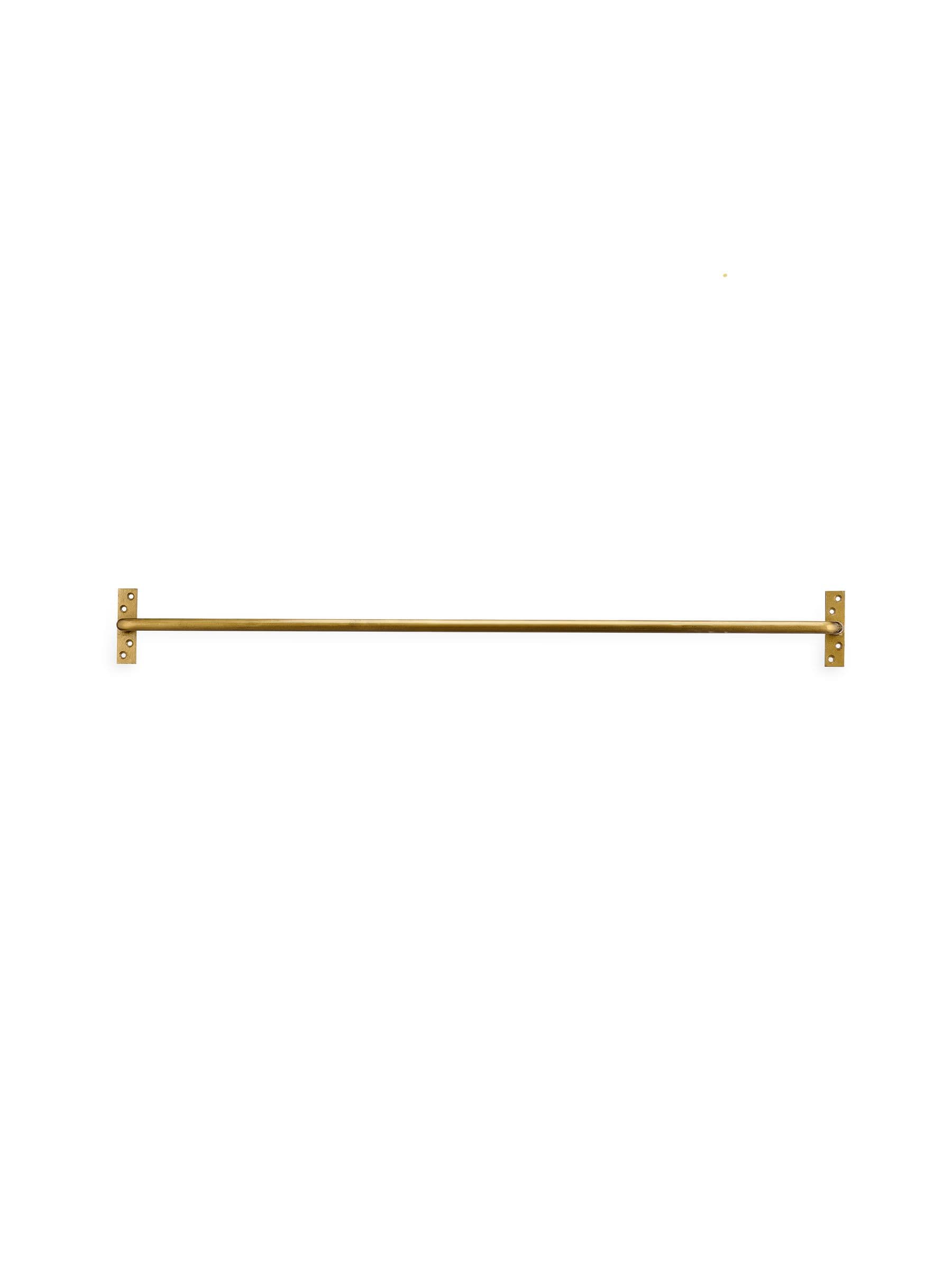 Nkuku brass iron hanging rail 90cm, UK version
