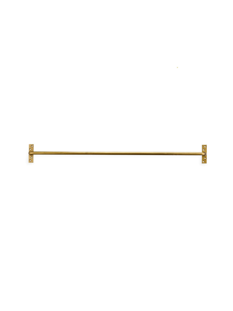 Nkuku brass iron hanging rail 90cm, UK version