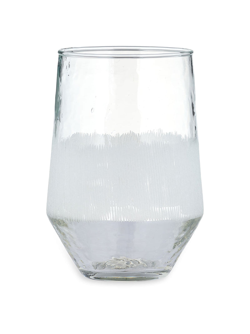 Nkuku Anara etched tumbler glasses set of 4, UK version