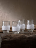 Nkuku Anara etched tumbler glasses set of 4, UK version