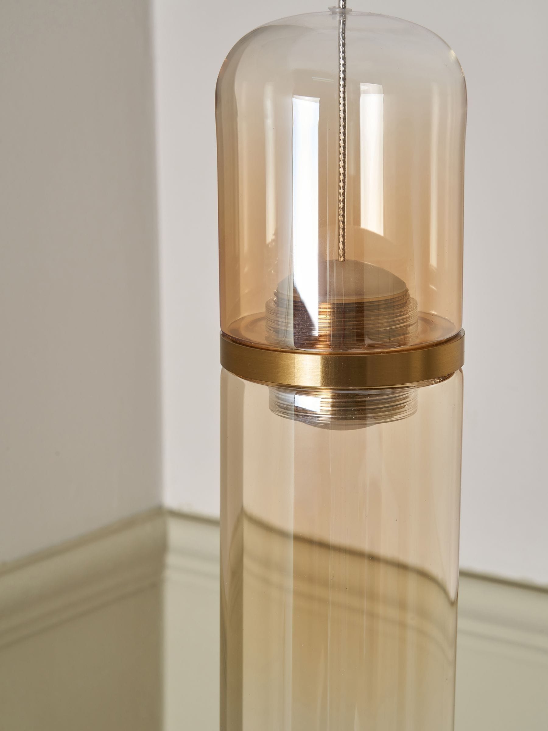 Visconte by BHS Bjorn LED glass pendant light - British product