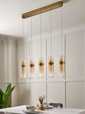 BHS Bjorn LED pendant light with five glass shades, imported from the UK