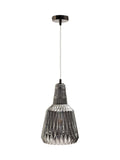 BHS Mikael glass pendant light smoke grey (British brand)