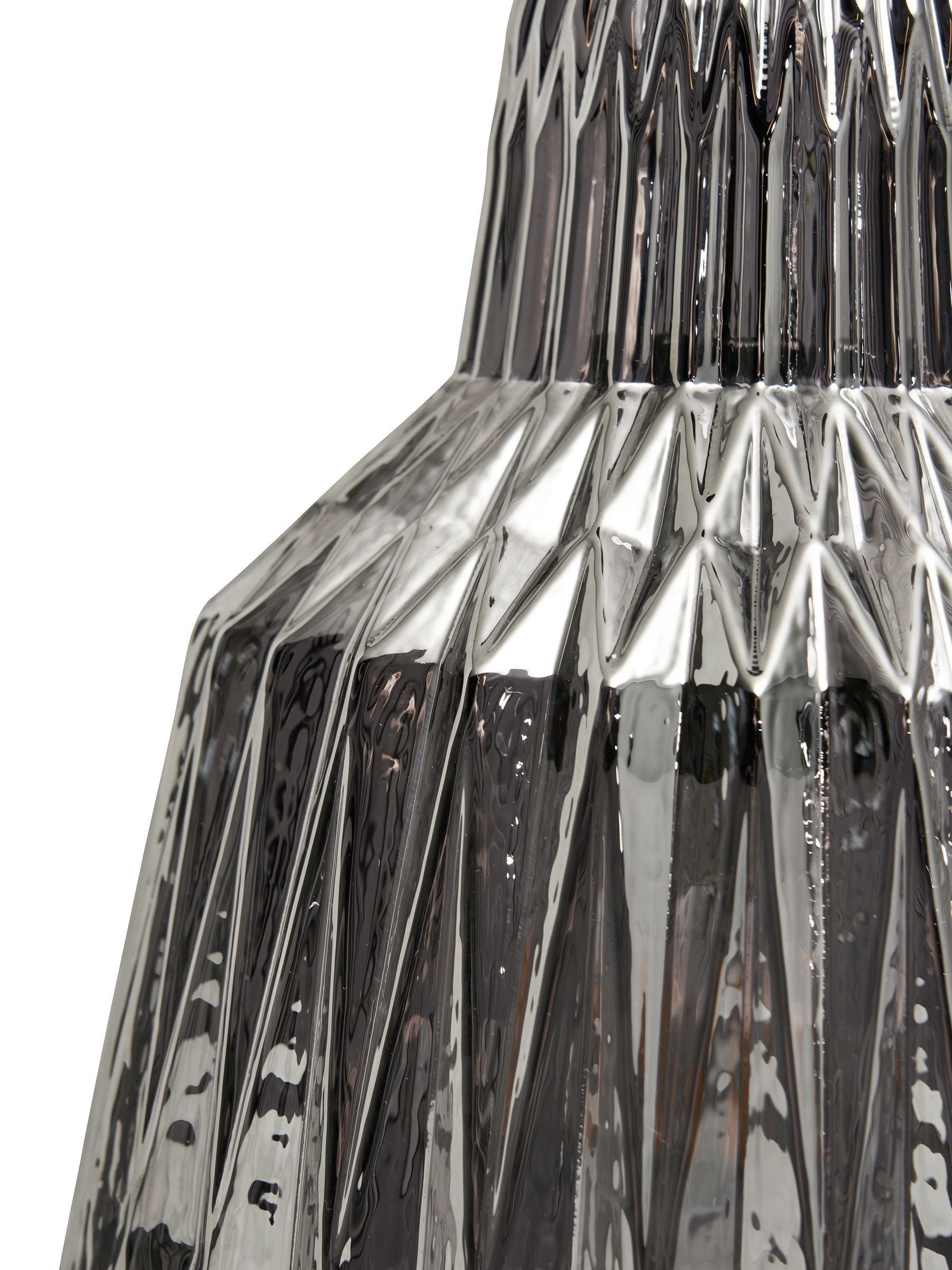 BHS Mikael glass pendant light smoke grey (British brand)