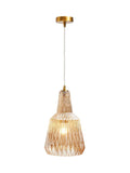 BHS Mikael glass pendant light champagne (British brand)