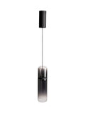 Visconte by BHS Bjorn smoke grey glass pendant light 160cm - British product
