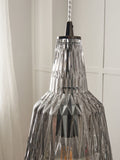BHS Mikael 3-light smoky grey glass ceiling pendant - British product