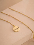 Cath Kidston gold tone ice skate charm necklace (British brand)