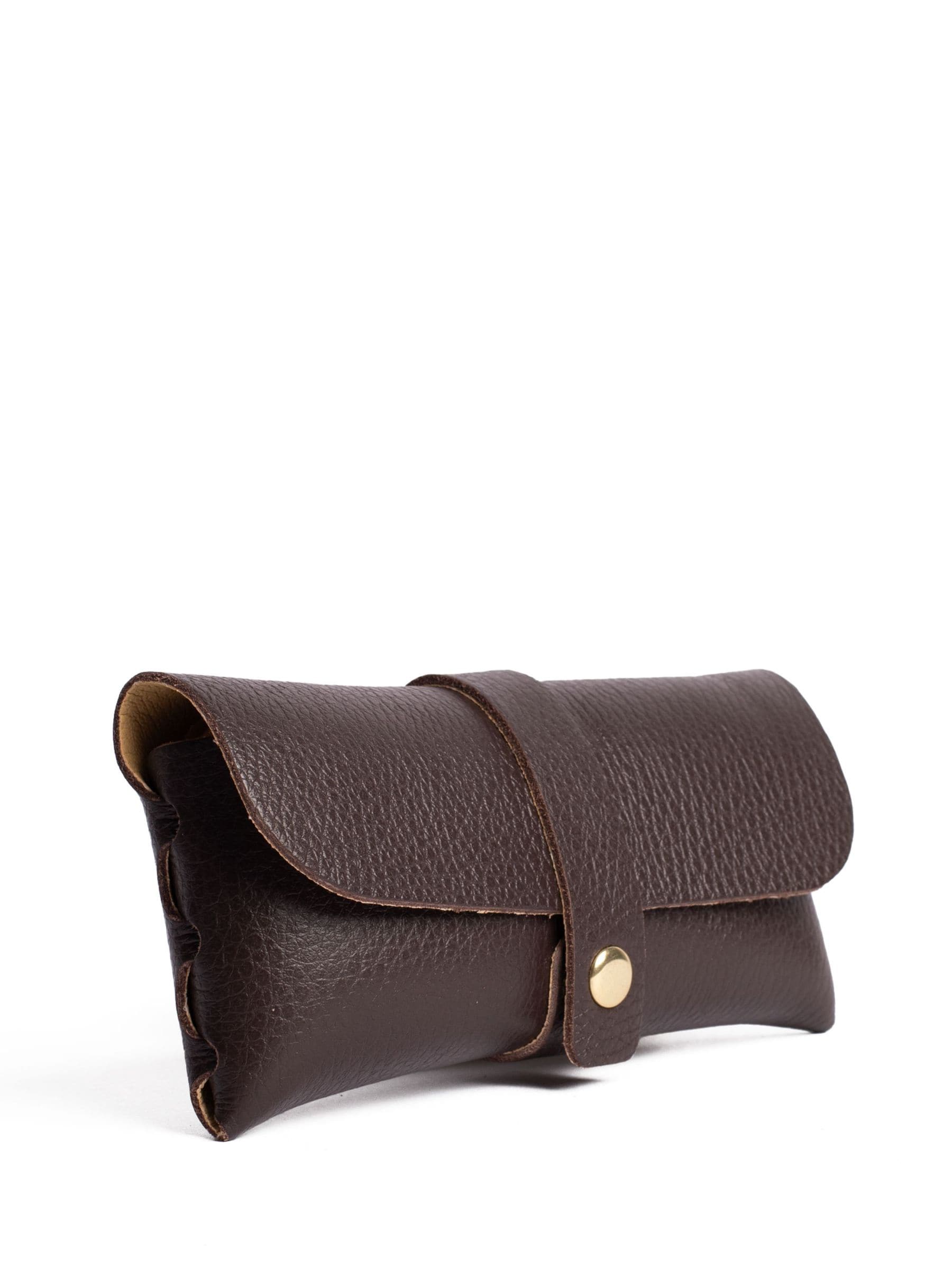 LRM Goods leather glasses case brown 26cm, imported from the UK