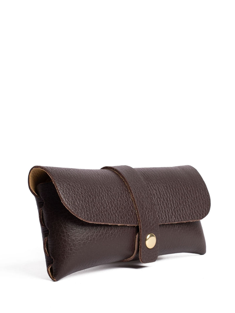 LRM Goods leather glasses case brown 26cm, imported from the UK