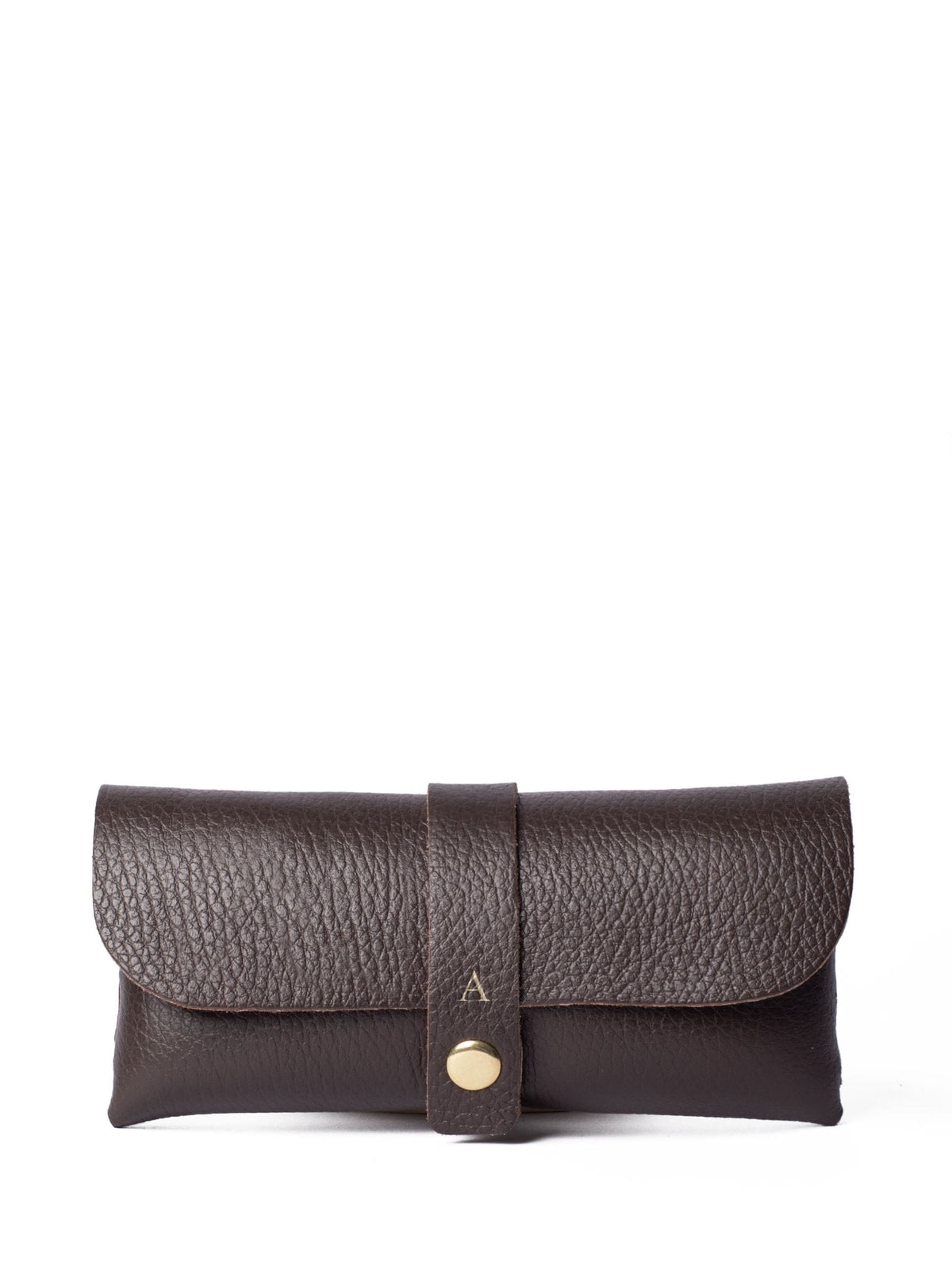 LRM Goods leather glasses case brown 26cm, imported from the UK
