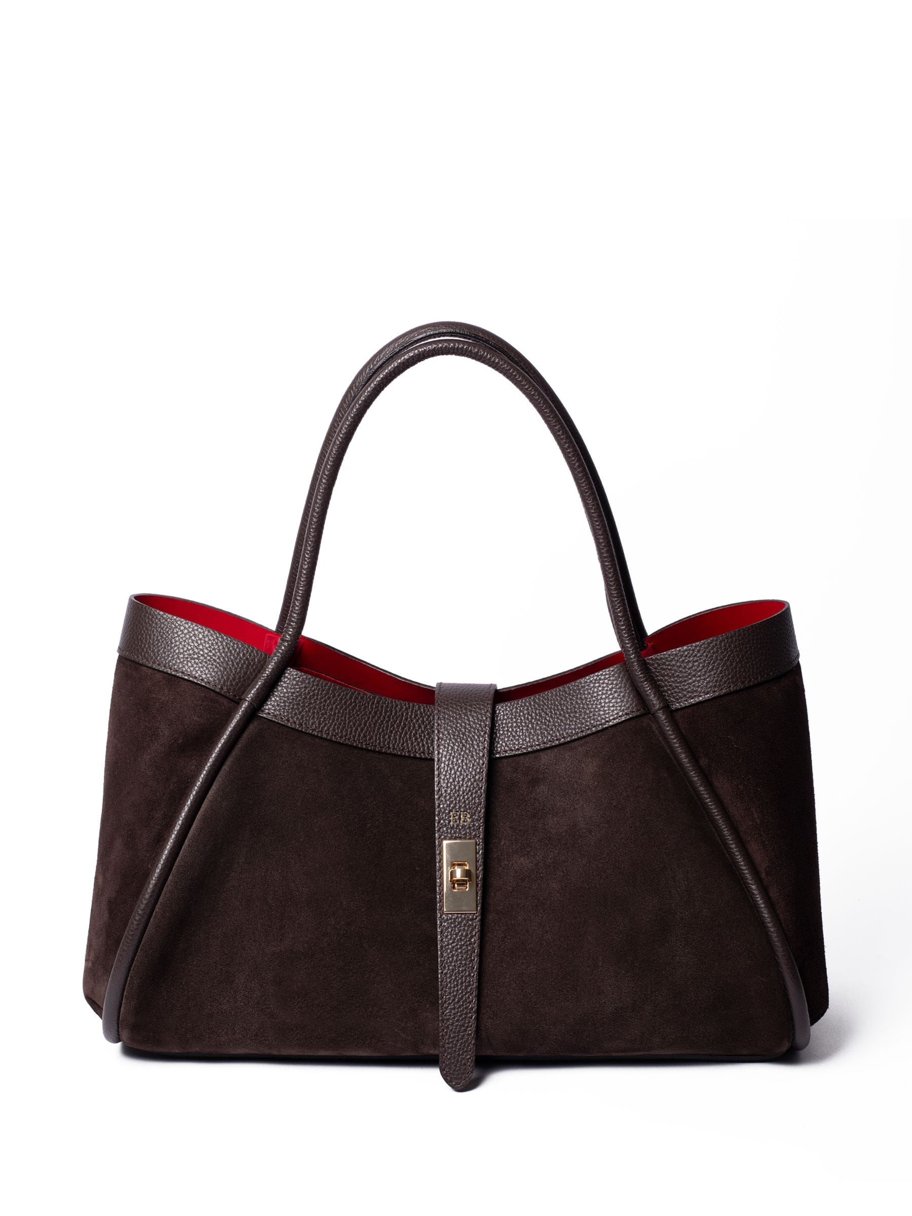 LRM Goods brown Harriet leather tote bag, British product