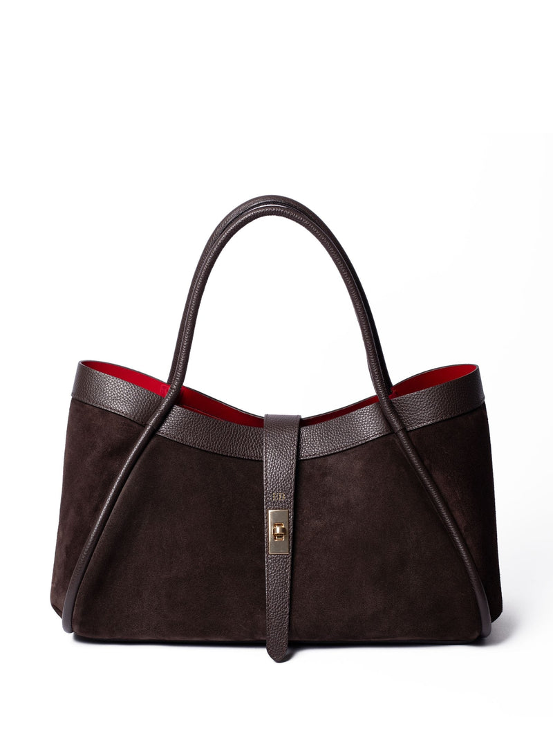 LRM Goods brown Harriet leather tote bag, British product